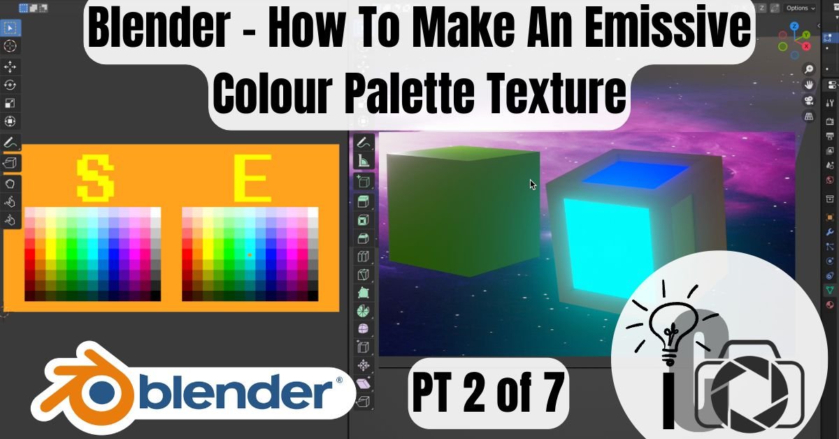 Blender Emissive Colour Palette Texture Image