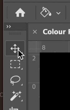 Photoshop Move Tool Selected