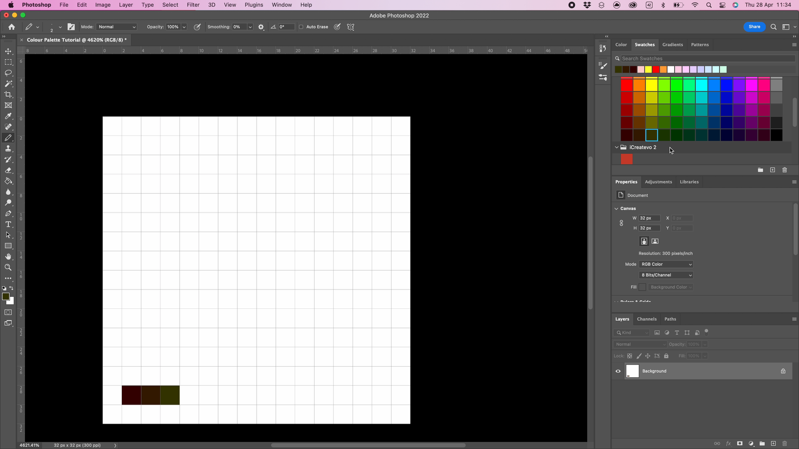 Photoshop Making The Colour Palette 3 Image